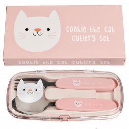 Cookie The Cat Cutlery Set