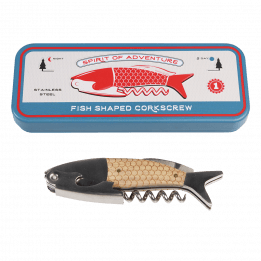 Fish Shaped Corkscrew In A Tin