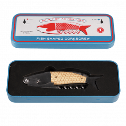 Fish Shaped Corkscrew In A Tin