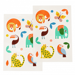 Wild Wonders Temporary Tattoos (2 Sheets)