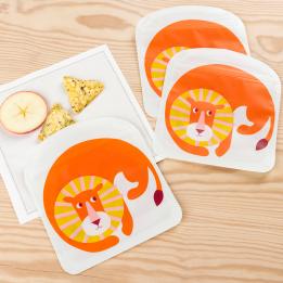 Lion Snack Bags (set Of 3)