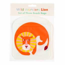 Lion Snack Bags (set Of 3)