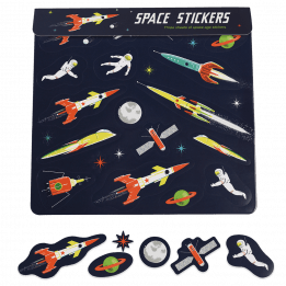 Space Age Stickers (3 Sheets)