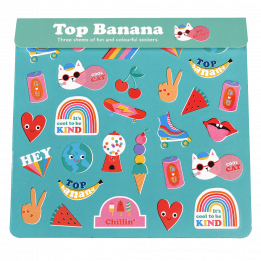 Top Banana Stickers (3 Sheets)