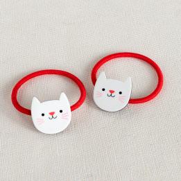 Cookie The Cat Hair Bands (set Of 2)