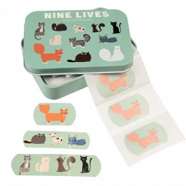 Nine Lives Plasters In A Tin (pack Of 30)