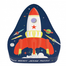 Space Age Rocket Jigsaw Puzzle