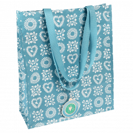 Blue Friendship Shopping Bag