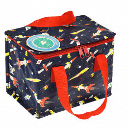 Space Age Rocket Lunch Bag