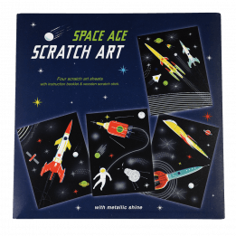 Space Age Scratch Art