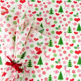 50s Christmas Tissue Paper (10 Sheets)