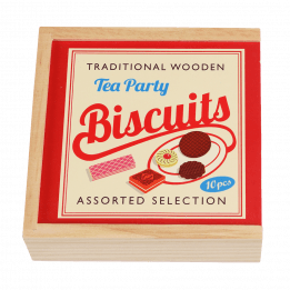 Traditional Wooden Tea Party Biscuits