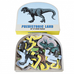 Prehistoric Land Set Of Seven Puzzles