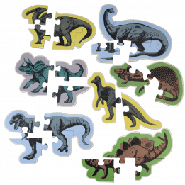 Prehistoric Land Set Of Seven Puzzles