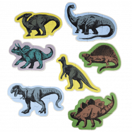 Prehistoric Land Set Of Seven Puzzles