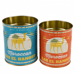 Moroccan Storage Tins (set Of 2)