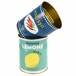 Lemons And Harissa Storage Tins (set Of 2)