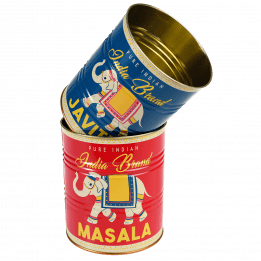 Masala And Javitri Storage Tins (set Of 2)