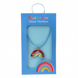 Rainbow Glitter Necklace