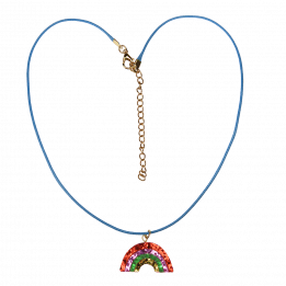 Rainbow Glitter Necklace