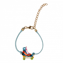 Roller Skate Glitter Bracelet