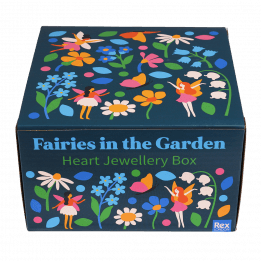 Fairies In The Garden Heart Jewellery Box