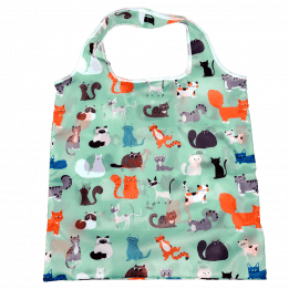 Foldable Shopper Bag In Assorted Animal Prints