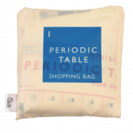 Periodic Table Recycled Foldaway Shopper Bag
