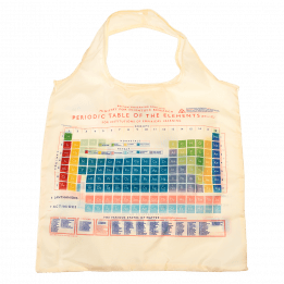 Periodic Table Recycled Foldaway Shopper Bag