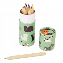 Nine Lives Colouring Pencils (set Of 12)
