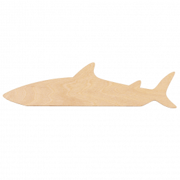 Shark Wooden Ruler