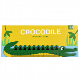 Crocodile Wooden Ruler