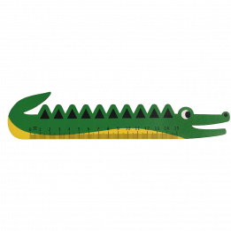 Crocodile Wooden Ruler