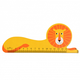 Lion Wooden Ruler