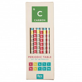 Periodic Table Hb Pencils (set Of Six)