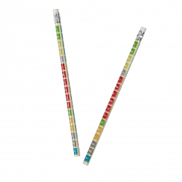 Periodic Table Hb Pencils (set Of Six)