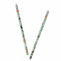 Nine Lives Hb Pencils (set Of Six)