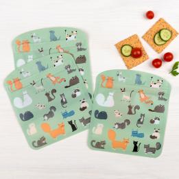 Nine Lives Snack Bags (set Of 3)