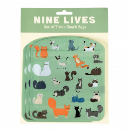 Nine Lives Snack Bags (set Of 3)