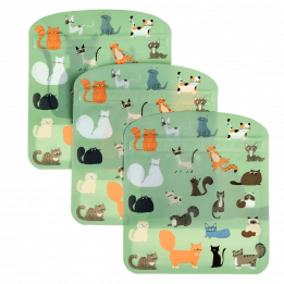 Nine Lives Snack Bags (set Of 3)