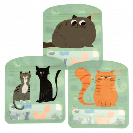 Nine Lives Snack Bags (set Of 3)
