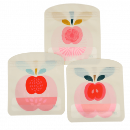 Vintage Apple Snack Bags (set Of 3)