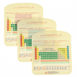 Periodic Table Snack Bags (set Of 3)
