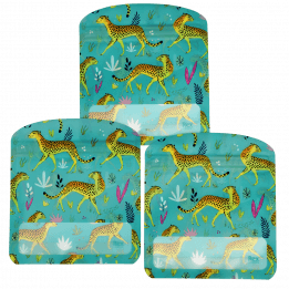 Cheetah Snack Bags (set Of 3)