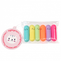 Cat Highlighters (pack Of 6)