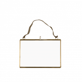 Landscape Hanging Brass Frame 15x10cm