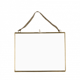 Landscape Hanging Brass Frame 20x15cm
