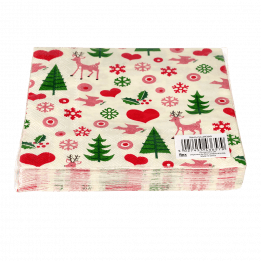 50s Christmas Napkins (pack Of 20)