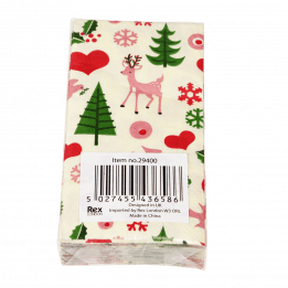50s Christmas Tissues (pack Of 12)
