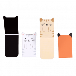 Magnetic Cat Bookmarks (set Of 4)
